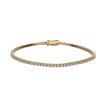 PULSERAS<BR>PULSERA RIVIERE EN ORO AMARILLO CON BR... · ref.: PRESENTA CERTIFICADO...