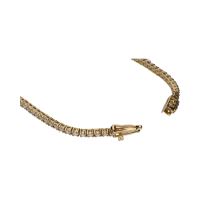 Pulsera riviere en oro amarillo con brillantes.