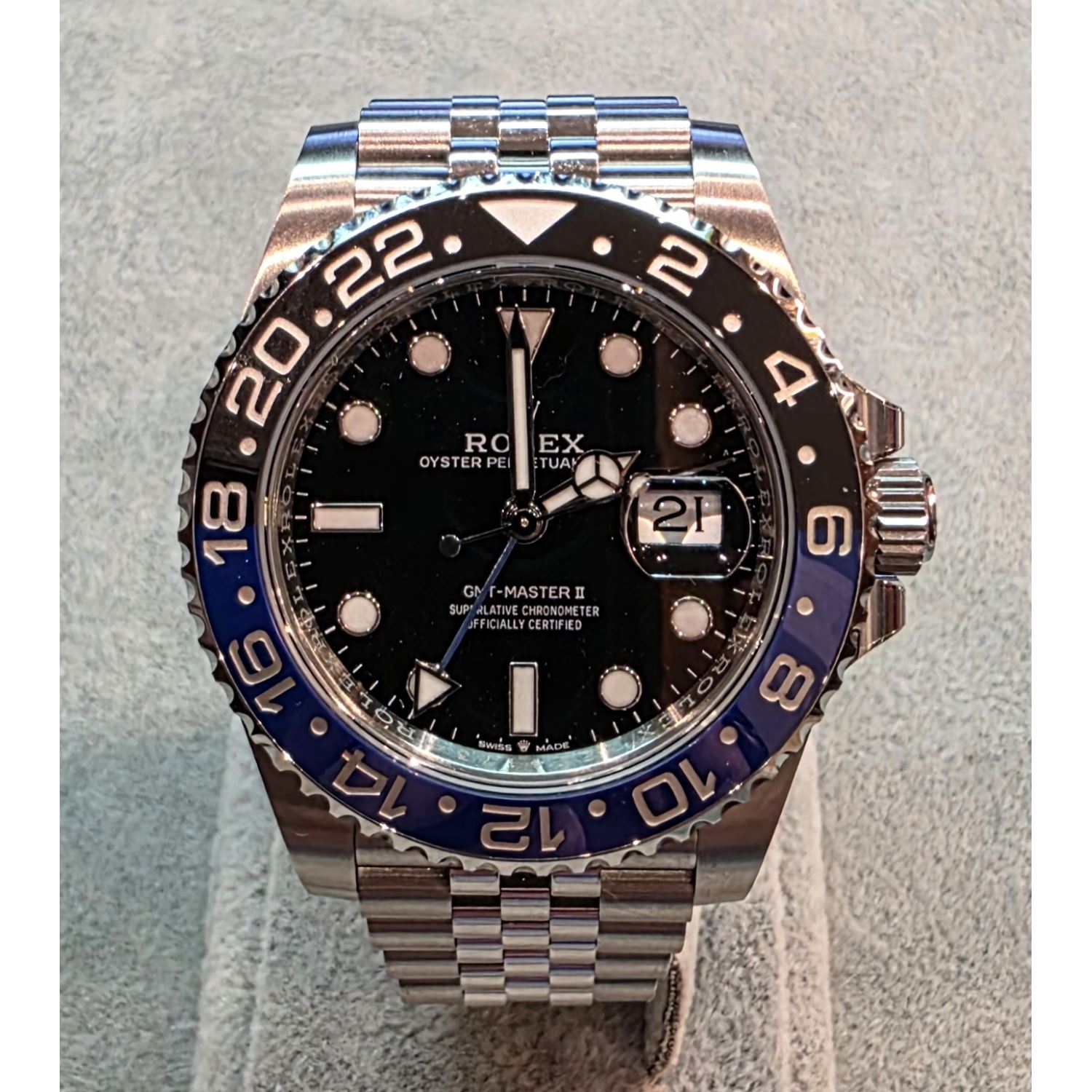 Gmt batman acero jubille 40mm.   