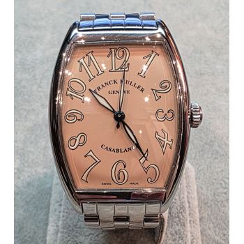 FRANCK MULLER<BR>CASABLANCA ACERO AUTOMÁTICO. · ref.: 2852