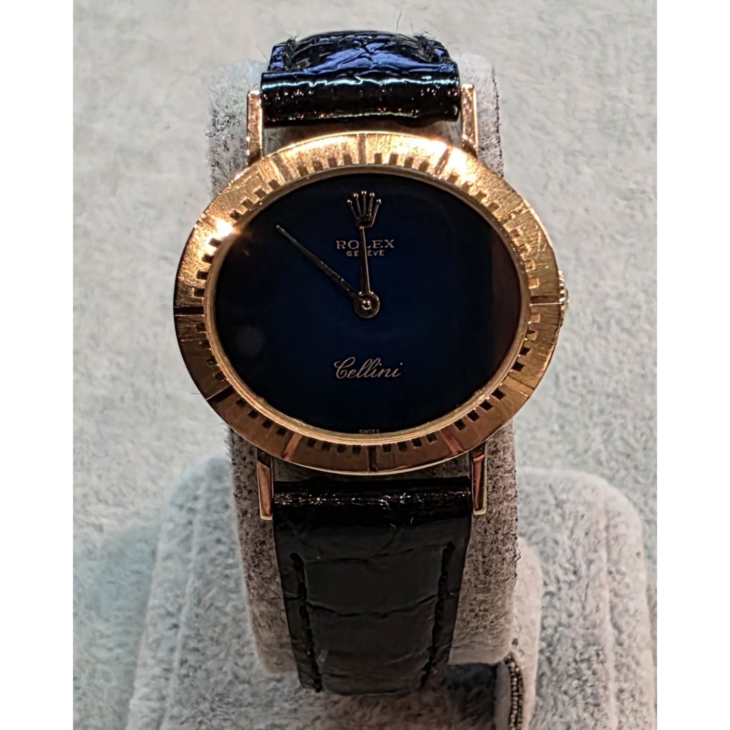 Cellini lady oro amarillo esfera azul 25mm.   