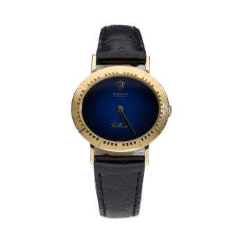 ROLEX<BR>CELLINI LADY ORO AMARILLO ESFERA AZUL ... · ref.: 4081