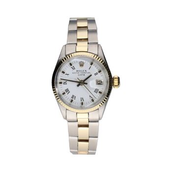 ROLEX<BR>OYSTER PERPETUAL DATE SEÑORA ACERO Y O... · ref.: 6519