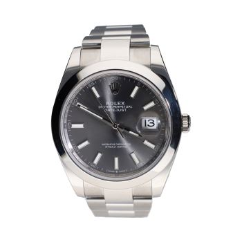 ROLEX<BR>DATEJUST II ACERO ESFERA GRIS 41MM. · ref.: 126300