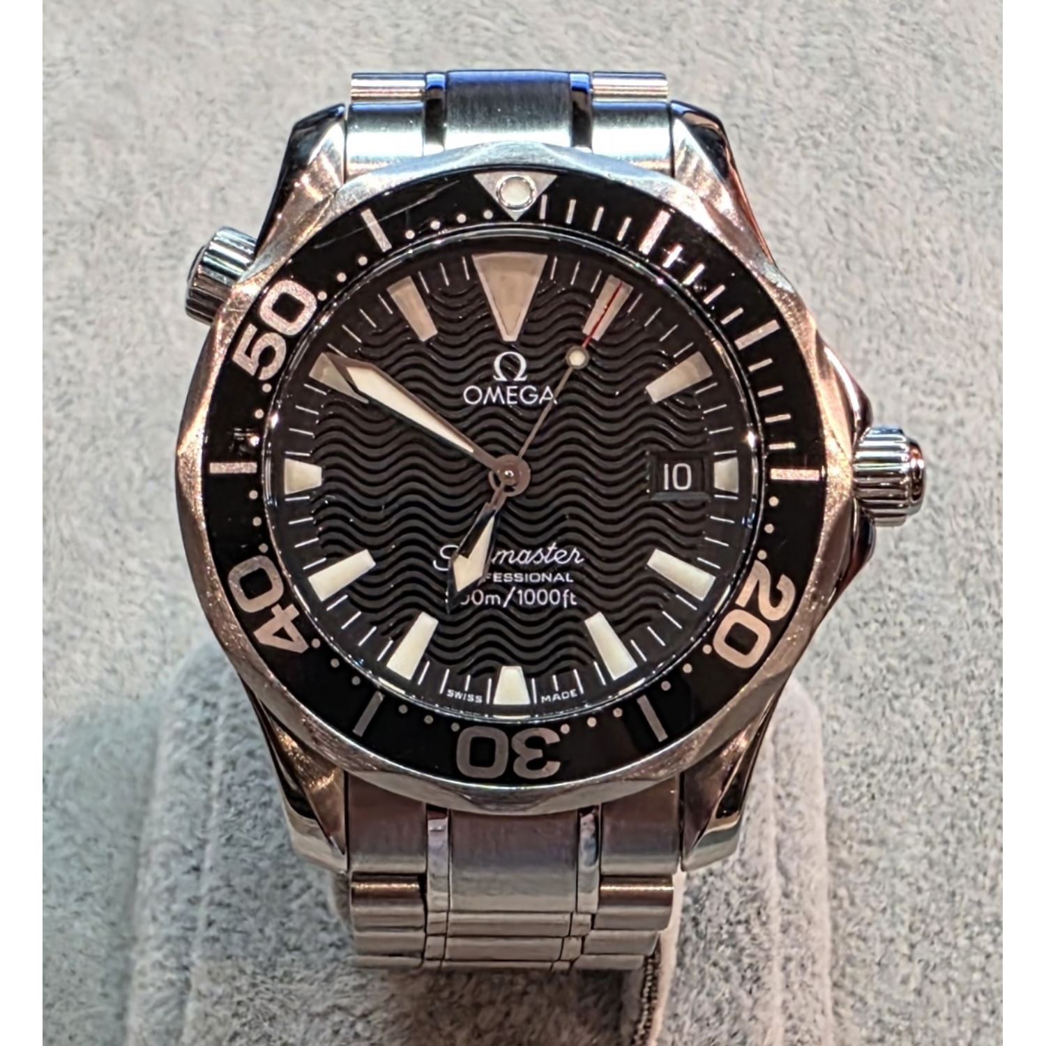Seamaster 300m acero quartz 36mm.  