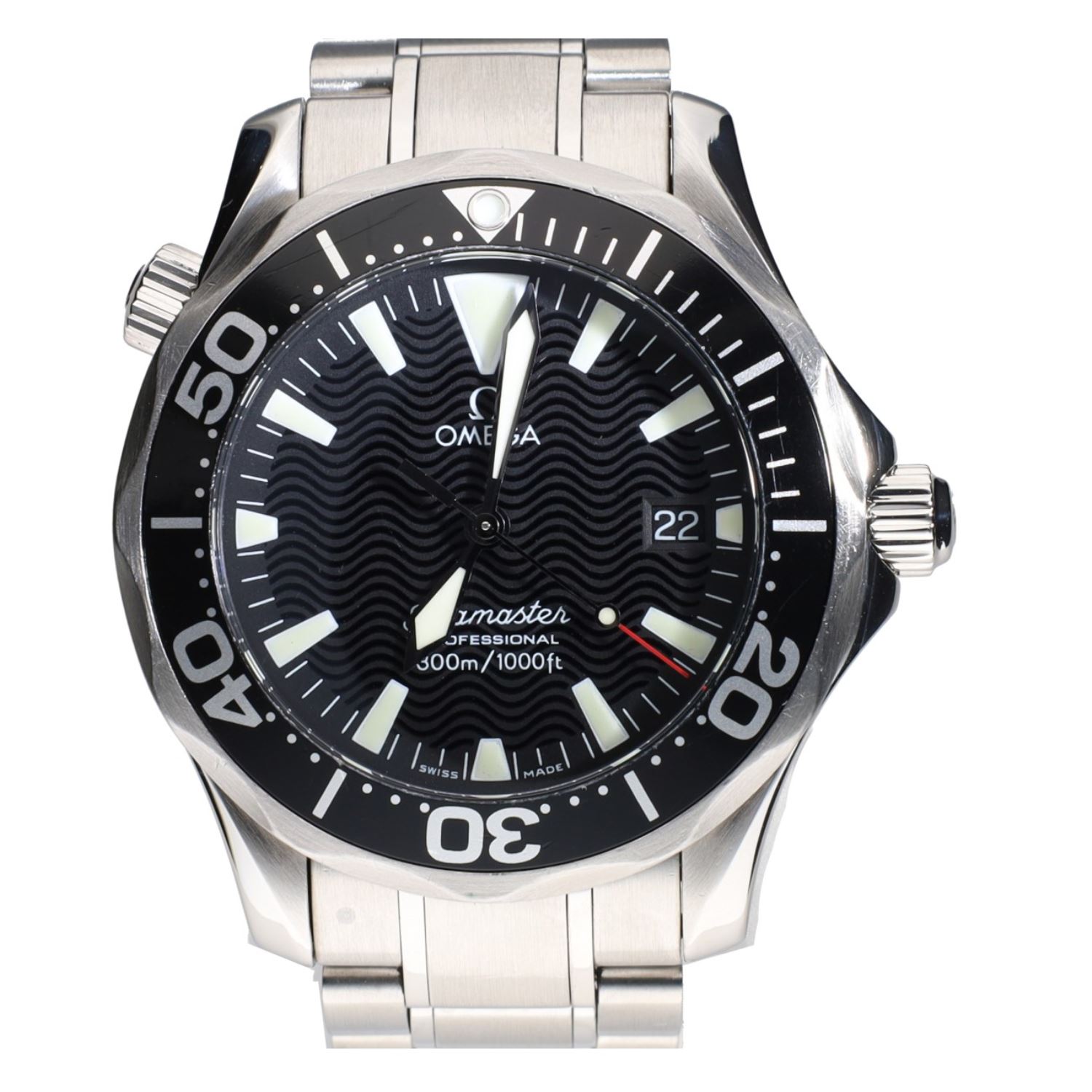 Seamaster 300m acero quartz 36mm.  
