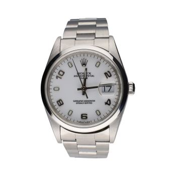 ROLEX<BR>OYSTER PERPETUAL DATE ACERO 34MM. · ref.: 15200