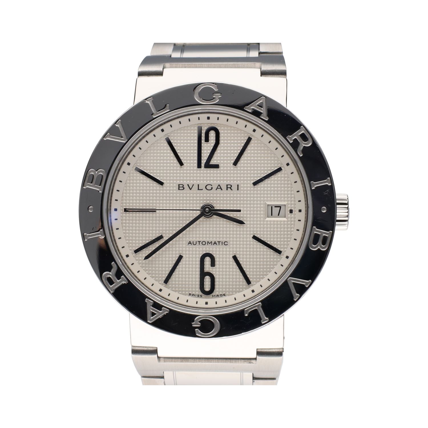 Bulgari acero automático 38mm.   