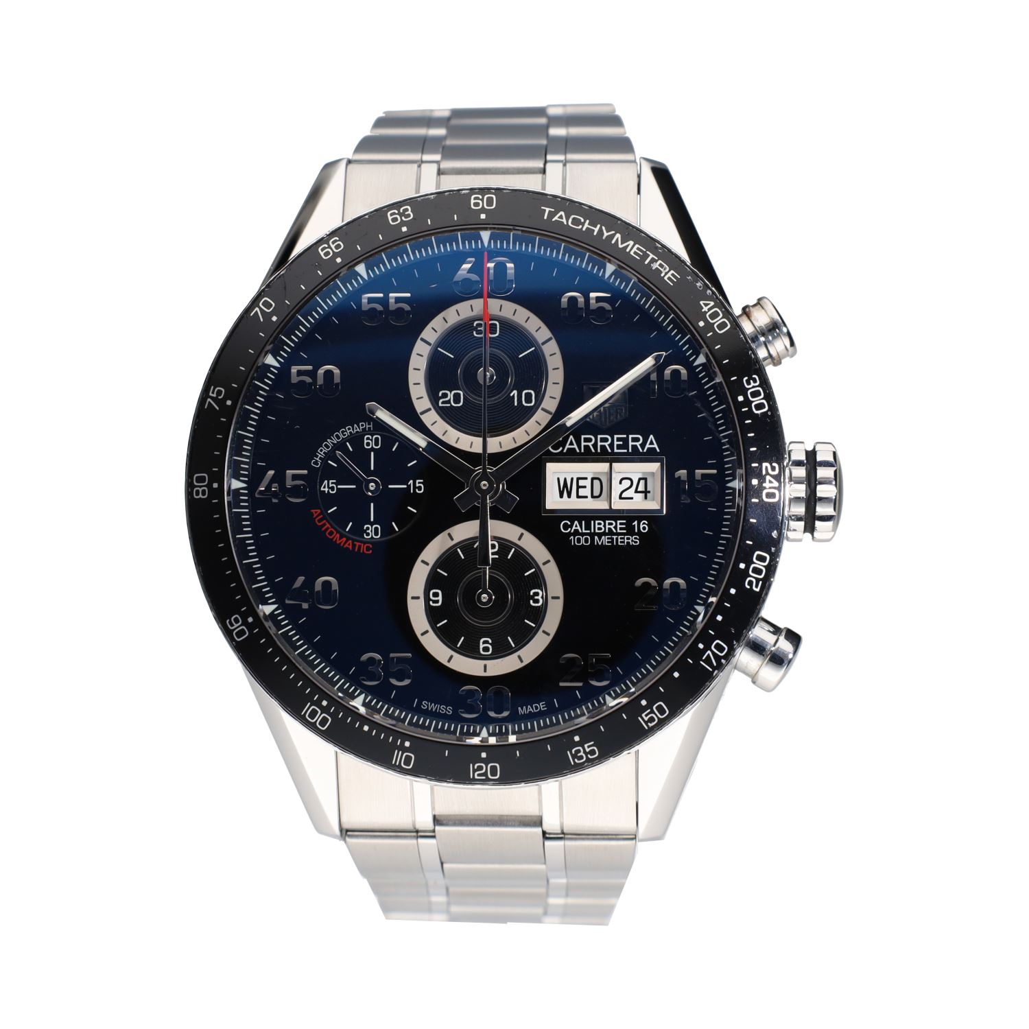 Carrera calibre 16 acero 43mm.   