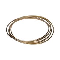 PULSERAS<BR>PULSERA AROS ENTRELAZADOS EN ORO AMARI...