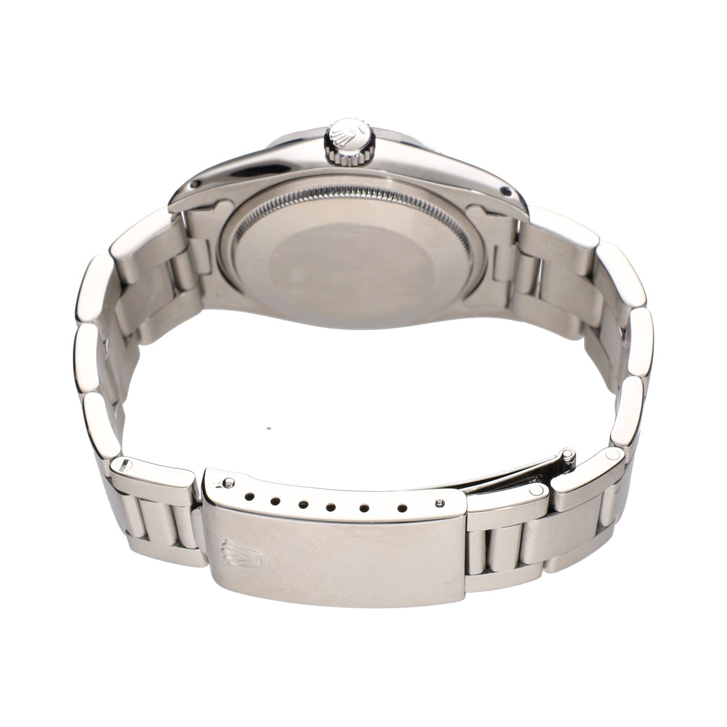 Oyster perpetual date acero plexi 34mm.   