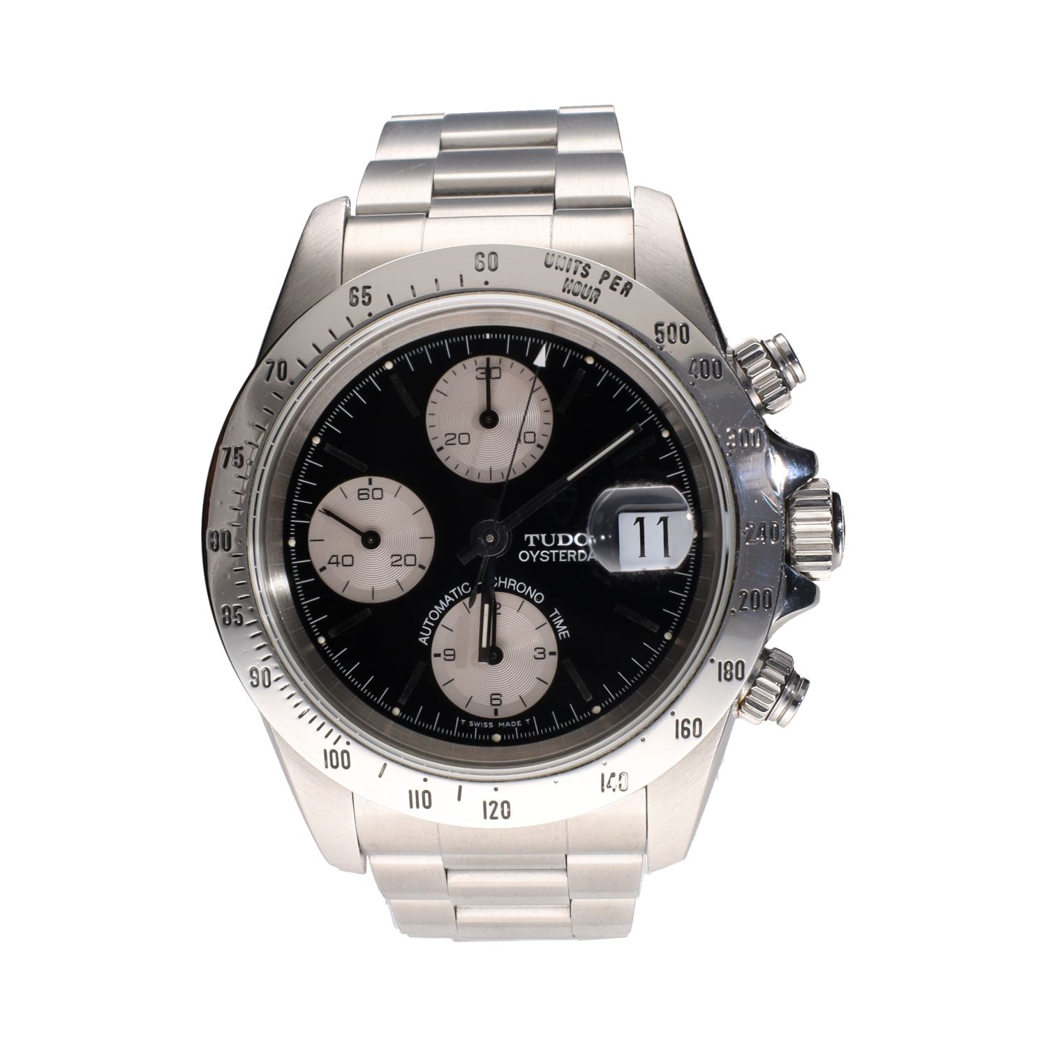 Prince date chronograph acero 40mm.   
