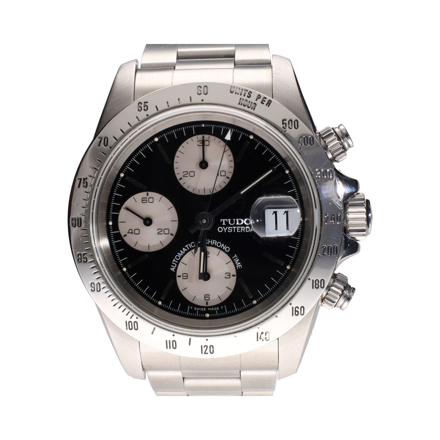 Prince date chronograph acero 40mm.   