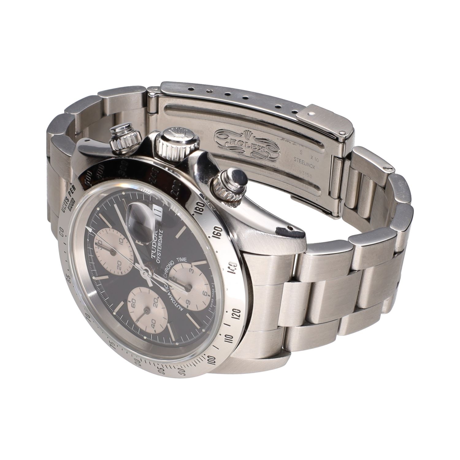 Prince date chronograph acero 40mm.   