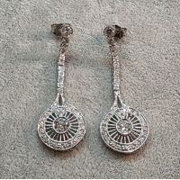 PENDIENTES<BR>PENDIENTES LARGOS REALIZADOS EN ORO BL...