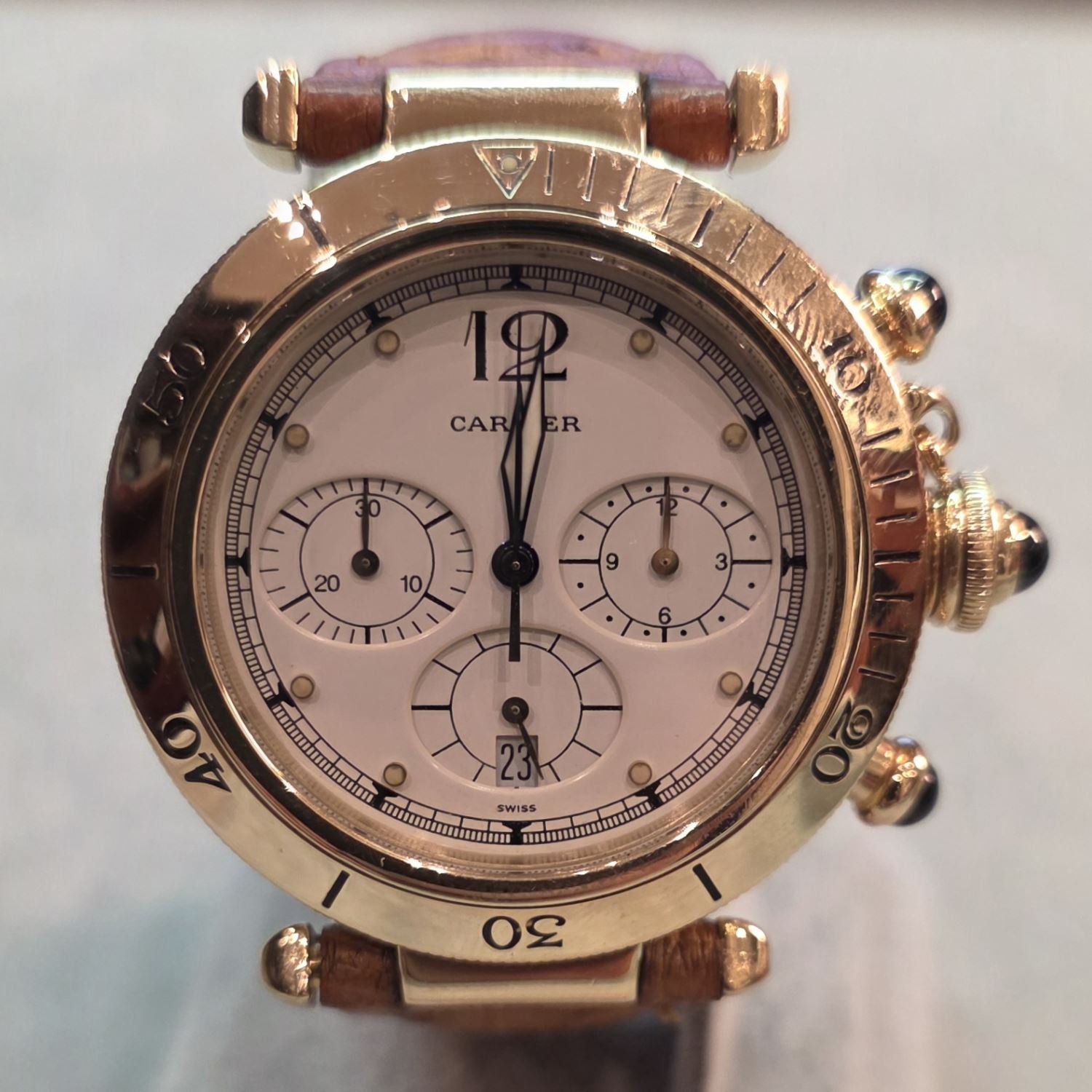Pasha oro amarillo quartz 38mm.   