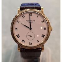 PATEK PHILIPPE<BR>CALATRAVA CLOUS DE PARIS ORO AMARILLO ...