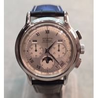 ZENITH<BR>EL PRIMERO FASE LUNAR CHRONOGRAPH ACER...