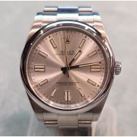 ROLEX<BR>OYSTER PERPETUAL ACERO ESFERA PLATA 41...