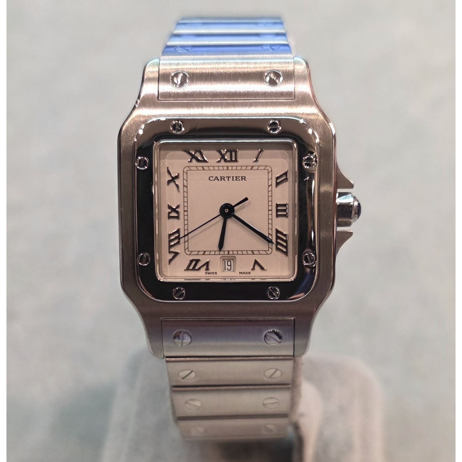 Santos galbeé acero quartz 29mm.   